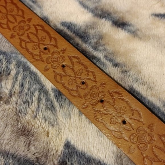 Western Rhinestone Buckle Belt Sz 3 (29-32") - Picture 7 of 7